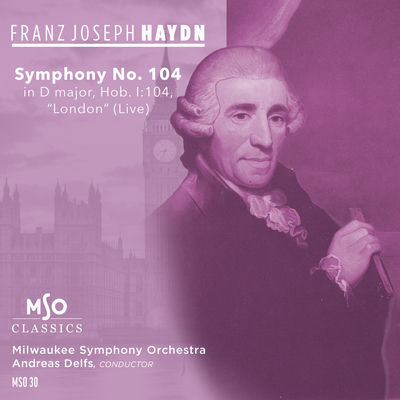 The cover of Symphony no. 104, “London” by Joseph Haydn