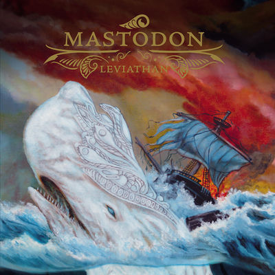 The cover of Leviathan by Mastodon