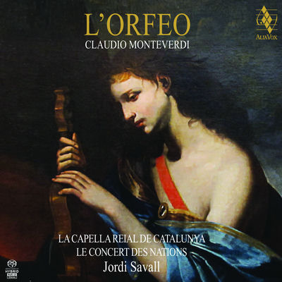 The cover of Orfeo by Claudio Monteverdi