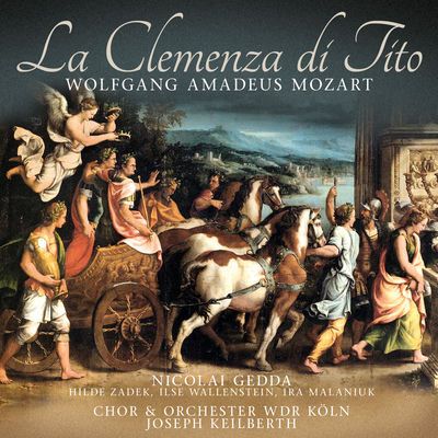 The cover of La clemenza di Tito by Wolfgang Amadeus Mozart