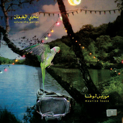 The cover of Benhayyi Al-Baghbaghan (Salute the Parrot) by Maurice Louca