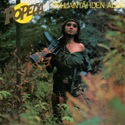 The cover of Pohjantähden alla by Popeda