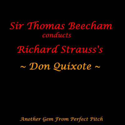 The cover of Don Quixote by Richard Strauss
