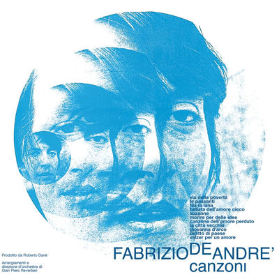 The cover of Canzoni by Fabrizio De André