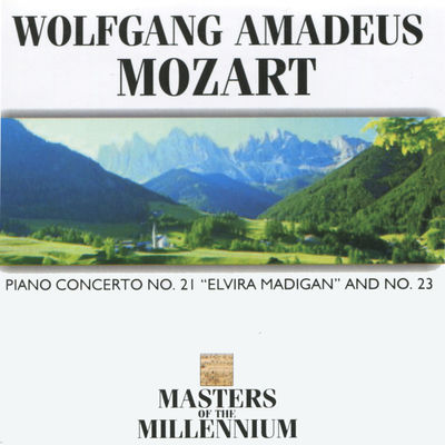 The cover of Piano Concerto no. 23 by Wolfgang Amadeus Mozart