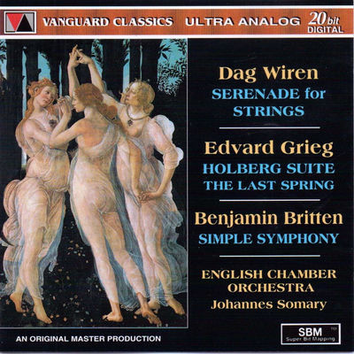 The cover of Serenade for Strings by Dag Wirén