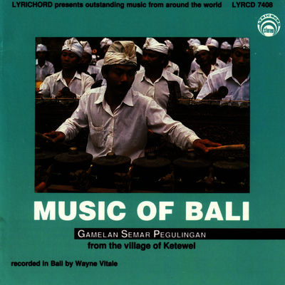 The cover of Music of Bali by Gamelan Semara Pegulingan