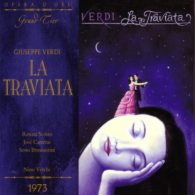 The cover of La traviata by Giuseppe Verdi