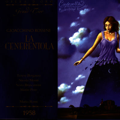The cover of La cenerentola by Gioachino Rossini