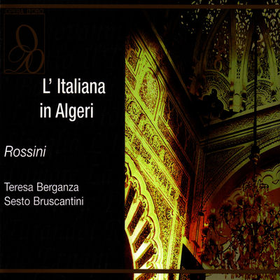 The cover of L’italiana in Algeri by Gioachino Rossini