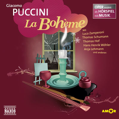 The cover of La bohème by Giacomo Puccini