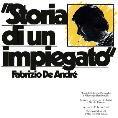 The cover of Storia di un impiegato by Fabrizio De André