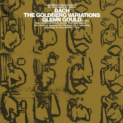 The cover of Bach: The Goldberg Variations by Glenn Gould