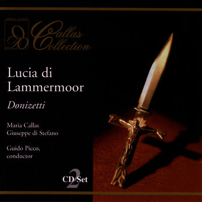 The cover of Lucia di Lammermoor by Gaetano Donizetti