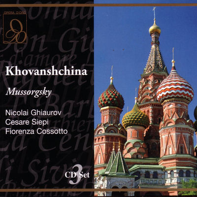 The cover of Khovanshchina by Modest Mussorgsky
