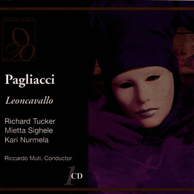 The cover of Pagliacci by Ruggero Leoncavallo