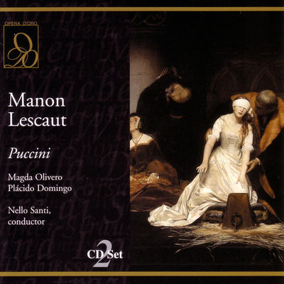 The cover of Manon Lescaut by Giacomo Puccini