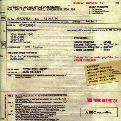 The cover of The Peel Sessions by Diagram Brothers