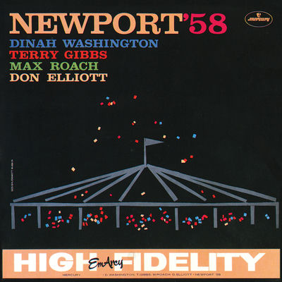 The cover of Newport '58 by Dinah Washington