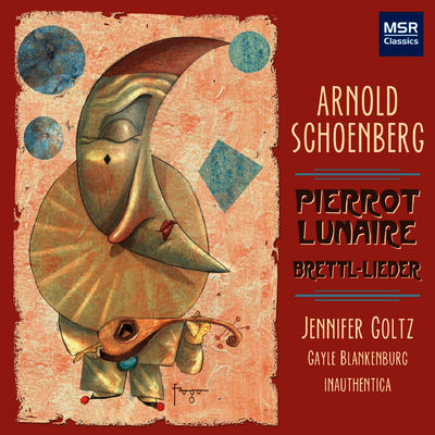 The cover of Pierrot lunaire by Arnold Schoenberg