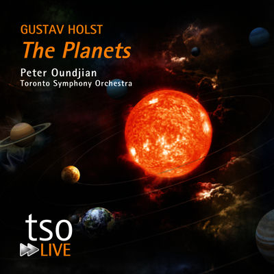 The cover of The Planets by Gustav Holst