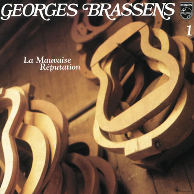The cover of La Mauvaise Réputation by Georges Brassens