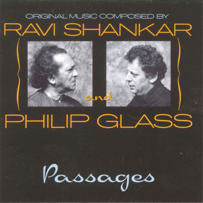 The cover of Passages by Ravi Shankar & Philip Glass