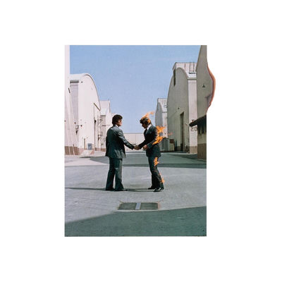 The cover of Wish You Were Here by Pink Floyd