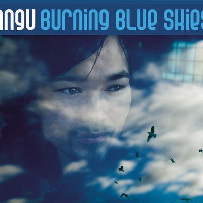 The cover of Burning Blue Skies by Angu Motzfeldt