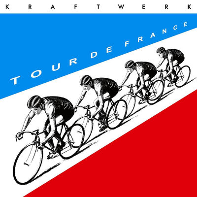 The cover of Tour de France Soundtracks by Kraftwerk