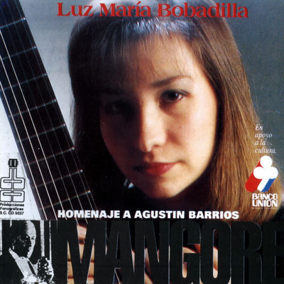 The cover of Agustín Barrios Mangoré by Luz María Bobadilla
