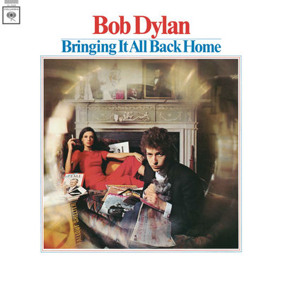 The cover of Bringing It All Back Home by Bob Dylan
