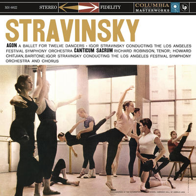 The cover of Agon by Igor Stravinsky