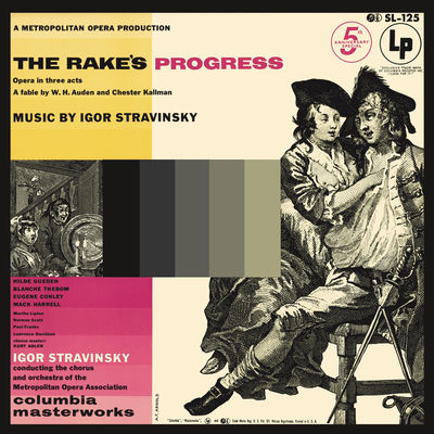 The cover of The Rake’s Progress by Igor Stravinsky