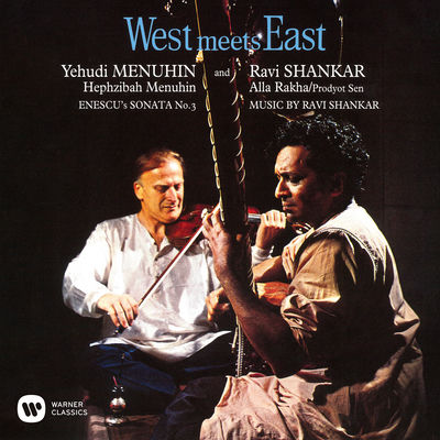 The cover of West Meets East by Ravi Shankar & Yehudi Menuhin