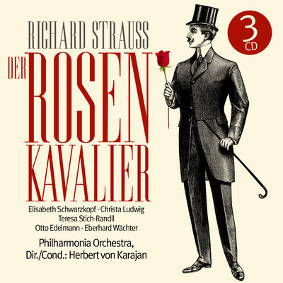 The cover of Der Rosenkavalier by Richard Strauss
