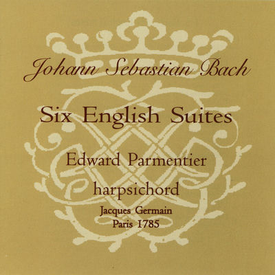 The cover of Six English Suites by Johann Sebastian Bach