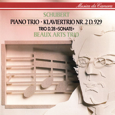 The cover of Piano Trio in B flat major by Franz Schubert