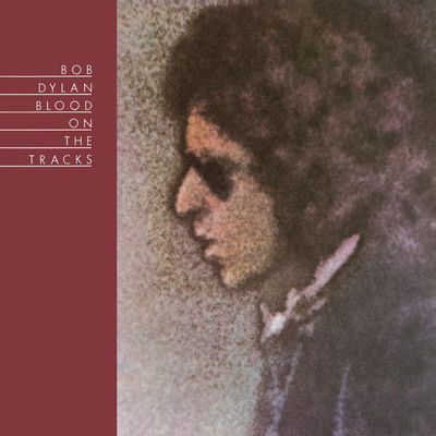 The cover of Blood on the Tracks by Bob Dylan