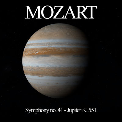 The cover of Symphony no. 41, “Jupiter” by Wolfgang Amadeus Mozart