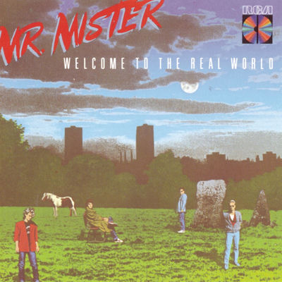 The cover of Welcome to the Real World by Mr. Mister