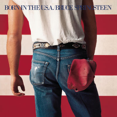 The cover of Born In The U.S.A. by Bruce Springsteen