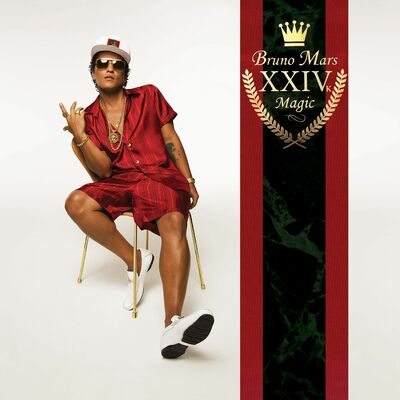 The cover of 24K Magic by Bruno Mars