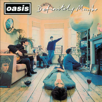 The cover of Definitely Maybe by Oasis