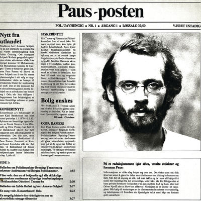 The cover of Paus' Posten by Ole Paus