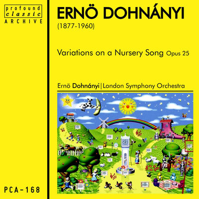 The cover of Variations on a Nursery Song by Erno Dohnányi