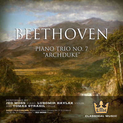 The cover of Piano Trio in B flat major, op. 97, “Archduke” by Ludwig van Beethoven