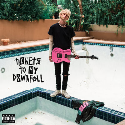 The cover of Tickets to My Downfall by Machine Gun Kelly