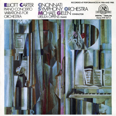 The cover of Concerto for Orchestra by Elliott Carter
