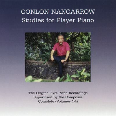 The cover of Player Piano Studies by Conlon Nancarrow